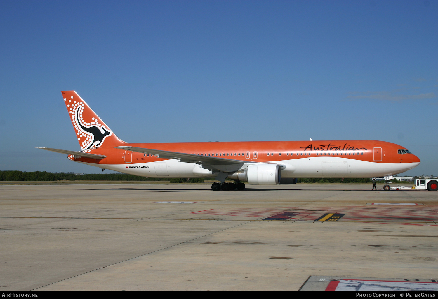 Aircraft Photo of VH-OGJ | Boeing 767-338/ER | Australian Airlines | AirHistory.net #17584