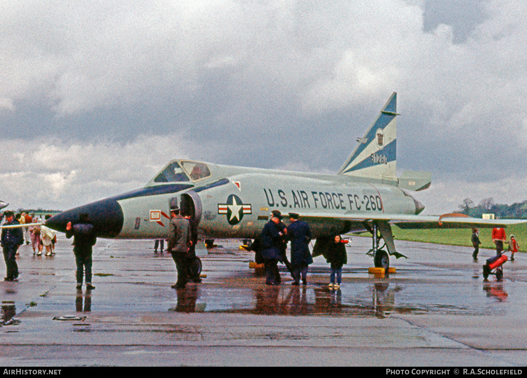 Aircraft Photo of 56-1260 / 61260 | Convair F-102A Delta Dagger | USA - Air Force | AirHistory.net #17610