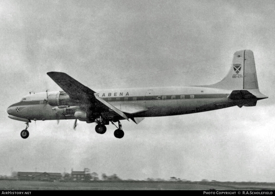 Aircraft Photo of OO-CTI | Douglas DC-6B | Sabena | AirHistory.net #17612