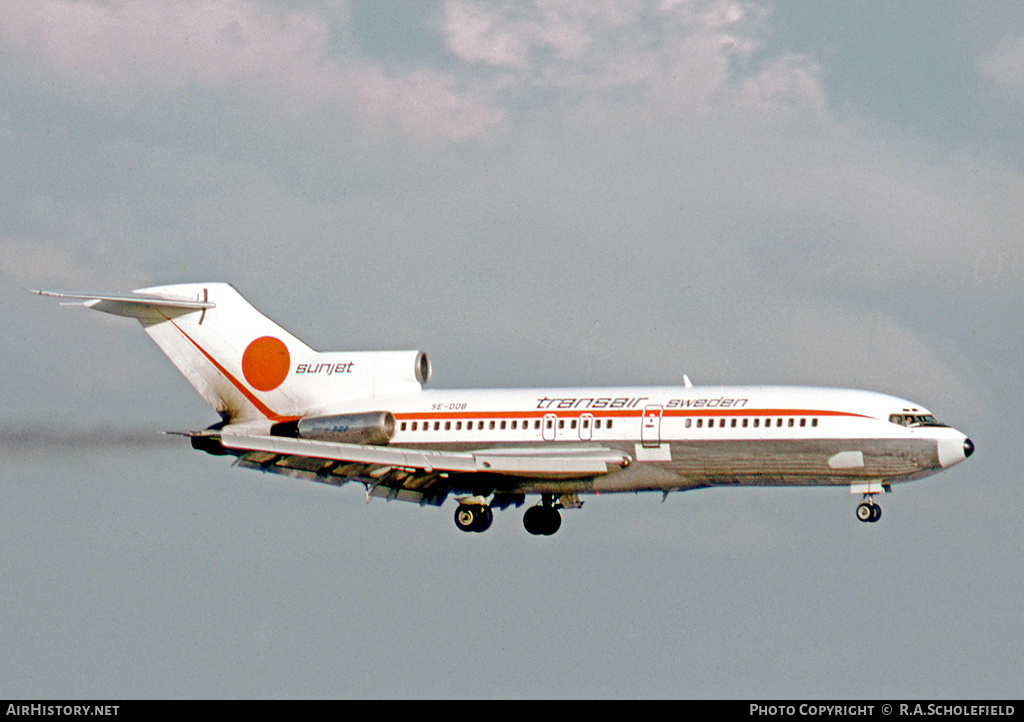 Aircraft Photo of SE-DDB | Boeing 727-134 | Transair Sweden | AirHistory.net #17622