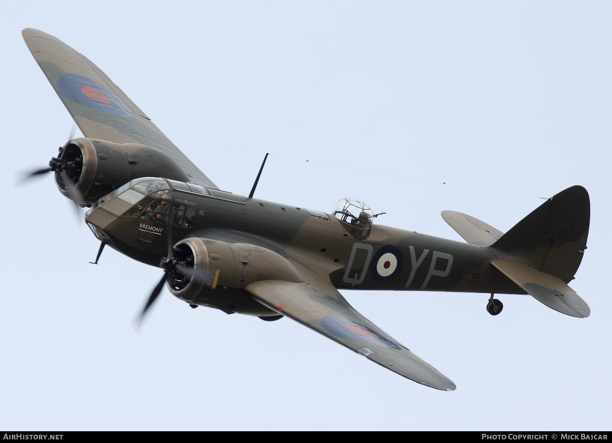 Aircraft Photo of G-BPIV / L6739 | Bristol 149 Bolingbroke Mk4 (mod) | UK - Air Force | AirHistory.net #17632