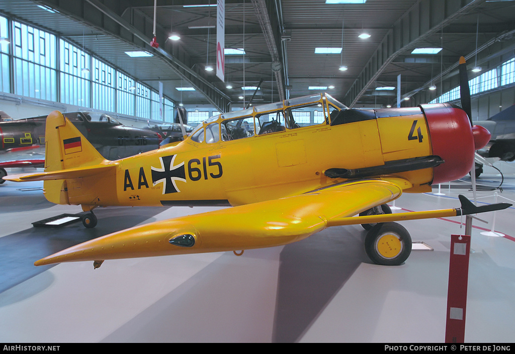 Aircraft Photo of AA-615 | North American T-6J Harvard Mk IV | Germany - Air Force | AirHistory.net #17650