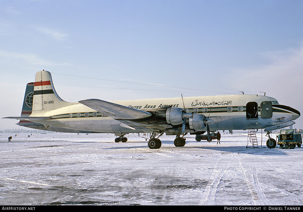 Aircraft Photo of SU-ANO | Douglas DC-6B | United Arab Airlines - UAA | AirHistory.net #17670