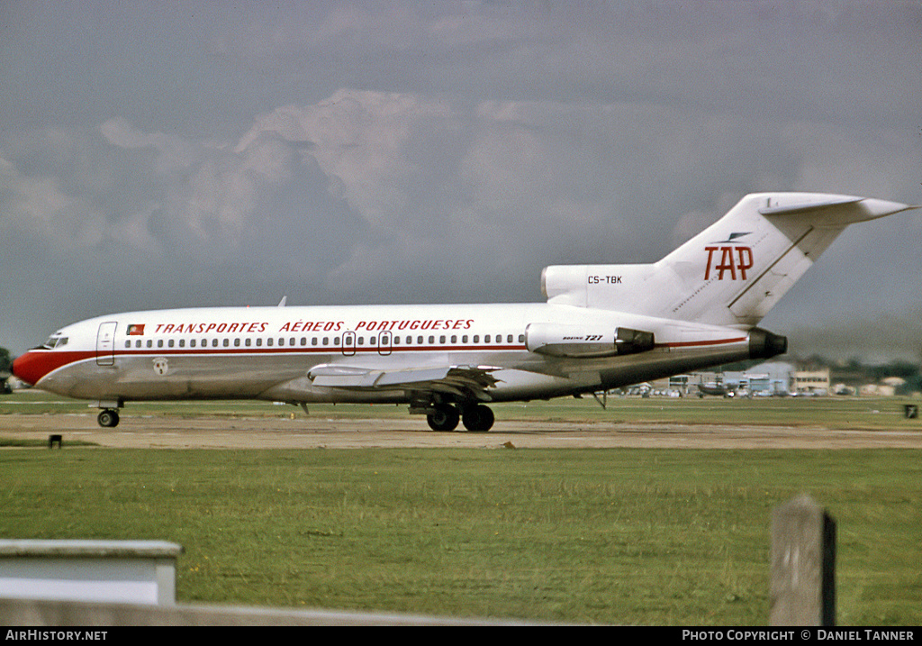 Aircraft Photo of CS-TBK | Boeing 727-82 | TAP - Transportes Aéreos Portugueses | AirHistory.net #17674