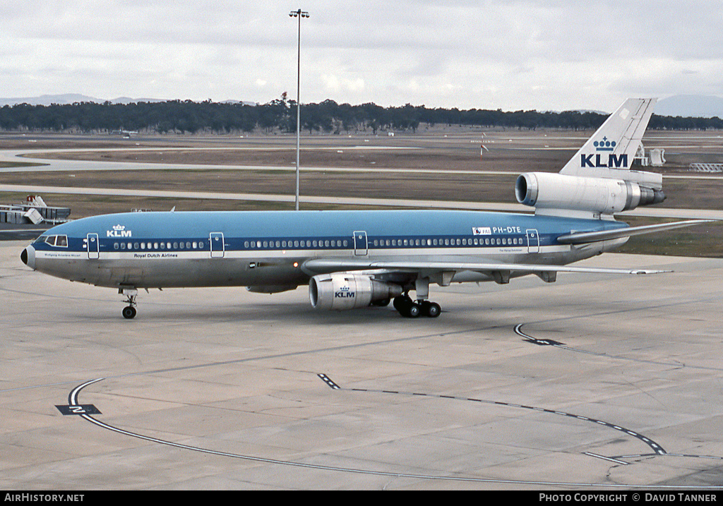 Aircraft Photo of PH-DTE | McDonnell Douglas DC-10-30 | KLM - Royal Dutch Airlines | AirHistory.net #17676