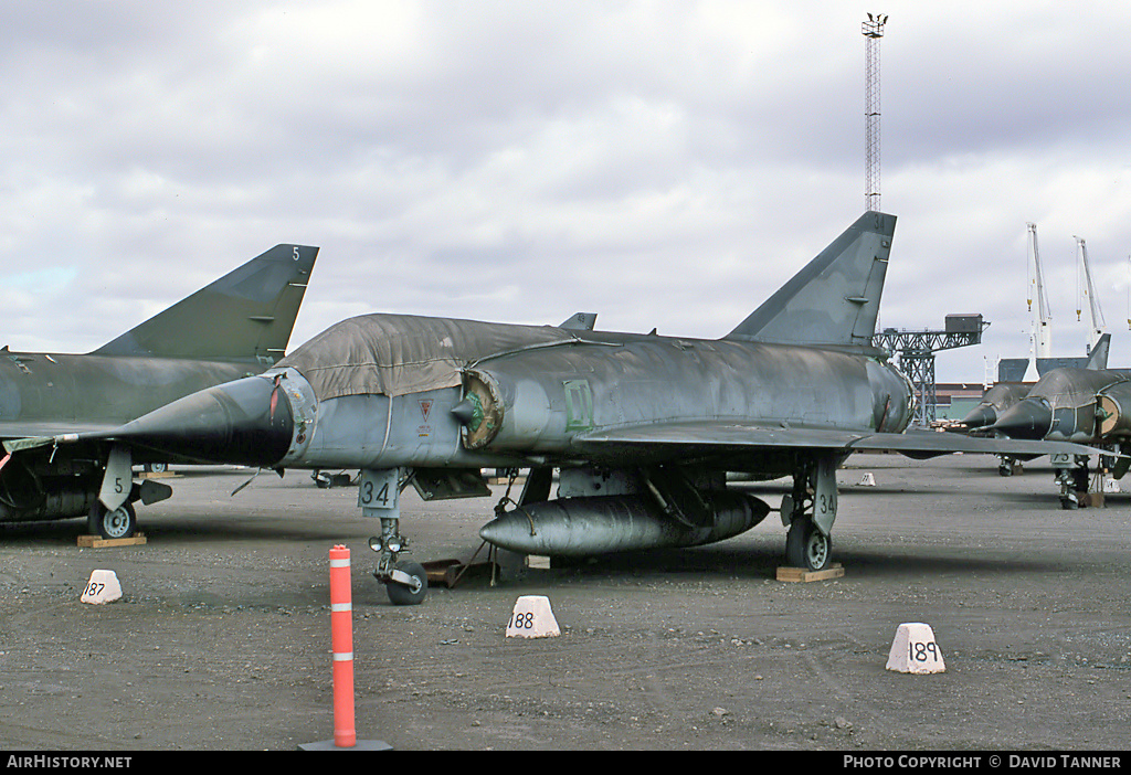 Aircraft Photo of A3-34 | Dassault Mirage IIIO(F/A) | Australia - Air Force | AirHistory.net #17690