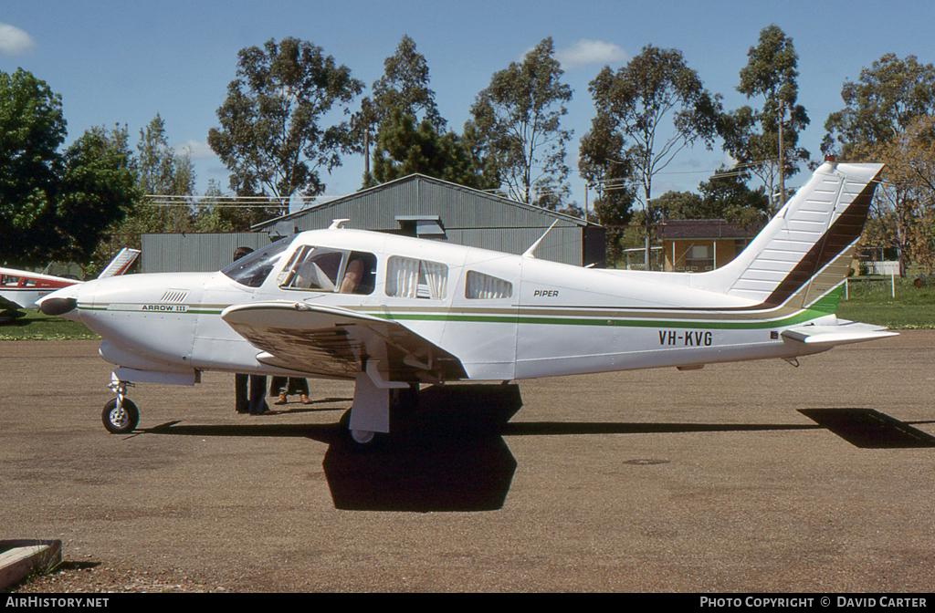 Aircraft Photo of VH-KVG | Piper PA-28R-201 Cherokee Arrow III | AirHistory.net #17703
