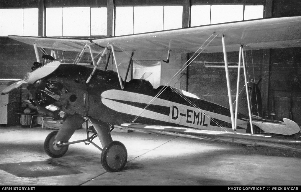 Aircraft Photo of D-EMIL | Focke-Wulf Sk12 Stieglitz (Fw-44J) | AirHistory.net #17715