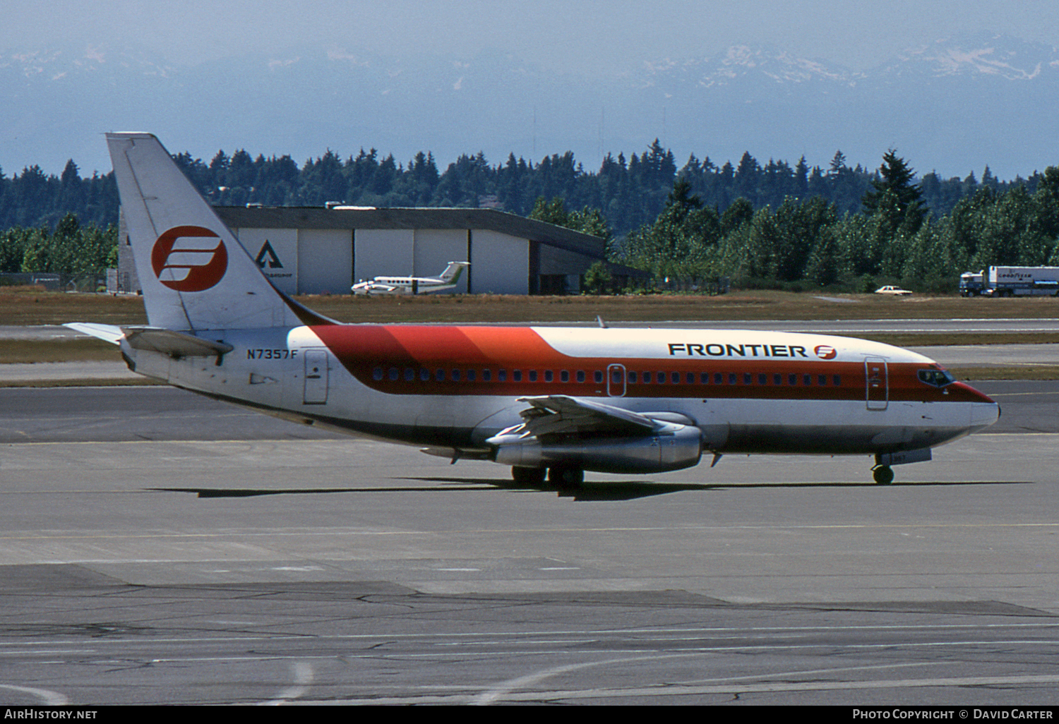 Aircraft Photo of N7357F | Boeing 737-291/Adv | Frontier Airlines | AirHistory.net #17716