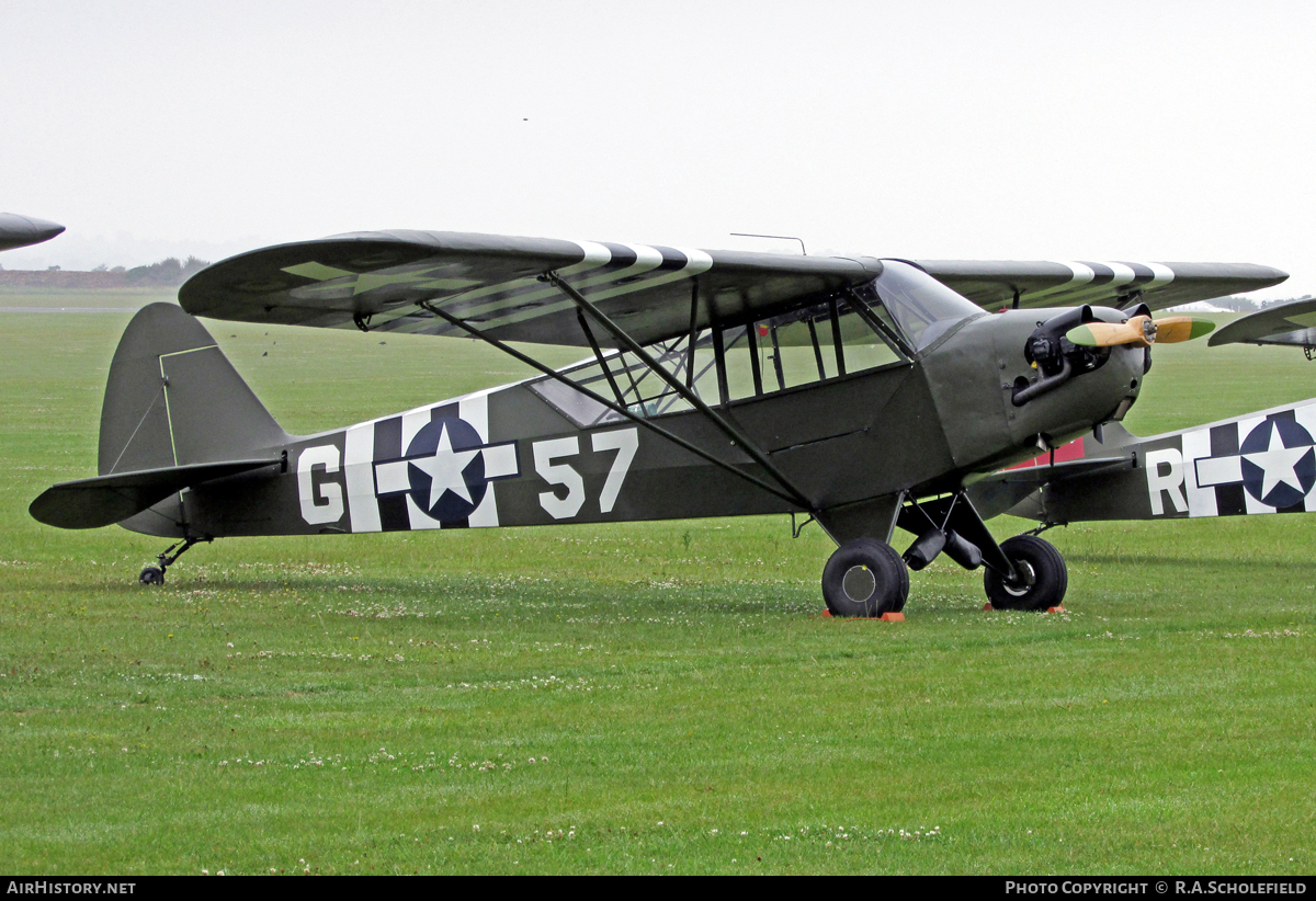 Aircraft Photo of G-AKAZ | Piper L-4A Cub (O-59A/J-3C-65D) | USA - Air Force | AirHistory.net #17733