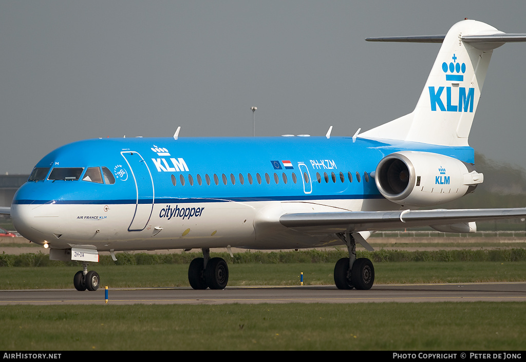 Aircraft Photo of PH-KZM | Fokker 70 (F28-0070) | KLM Cityhopper | AirHistory.net #17748