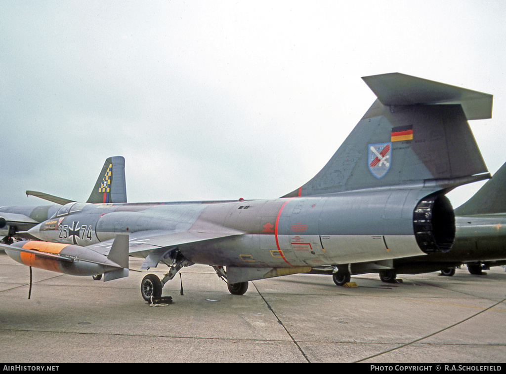 Aircraft Photo of 2574 | Lockheed F-104G Starfighter | Germany - Air Force | AirHistory.net #17749