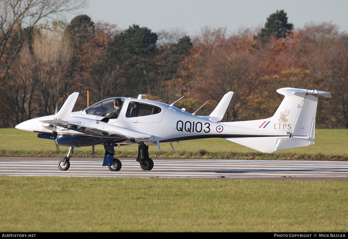 Aircraft Photo of QQ103 | Diamond DA42 Twin Star | UK - Air Force | AirHistory.net #17755