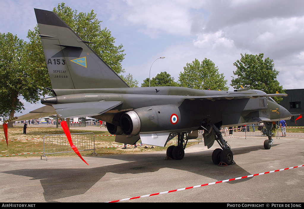 Aircraft Photo of A153 | Sepecat Jaguar A | France - Air Force | AirHistory.net #17769