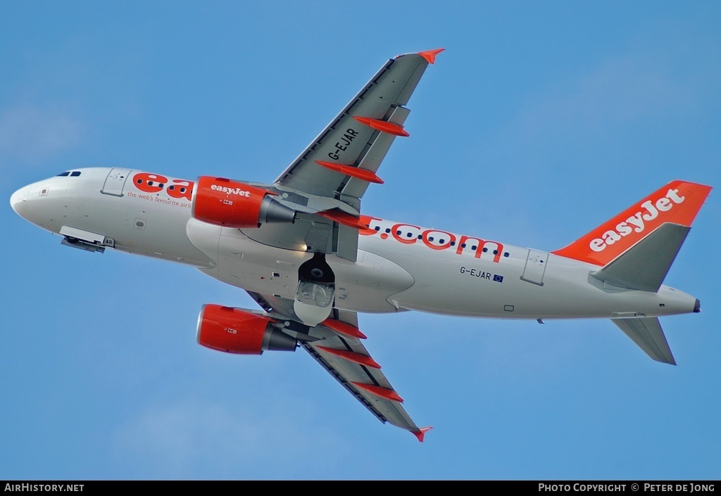 Aircraft Photo of G-EJAR | Airbus A319-111 | EasyJet | AirHistory.net #17770