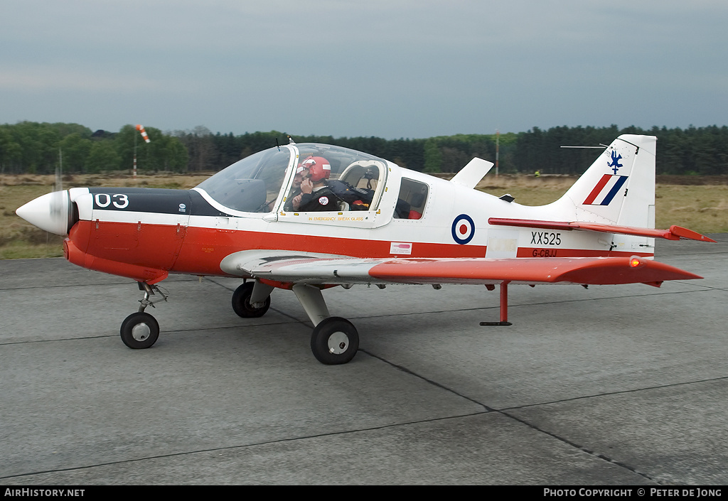 Aircraft Photo of G-CBJJ / XX525 | Scottish Aviation Bulldog T1 | AirHistory.net #17778