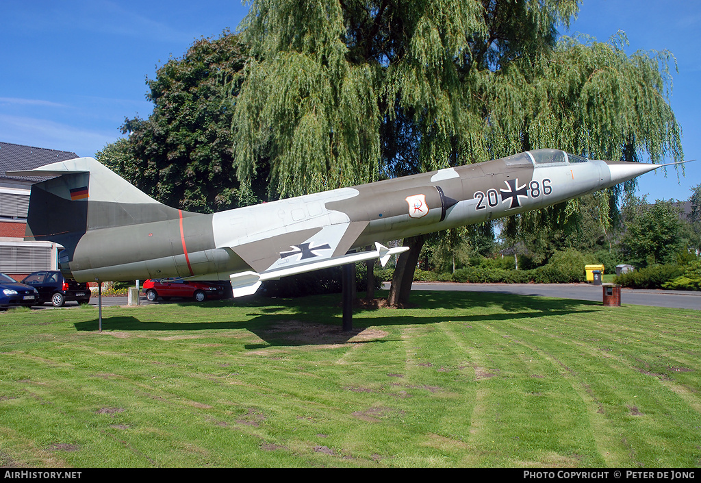 Aircraft Photo of 2086 | Lockheed F-104G Starfighter | Germany - Air Force | AirHistory.net #17780