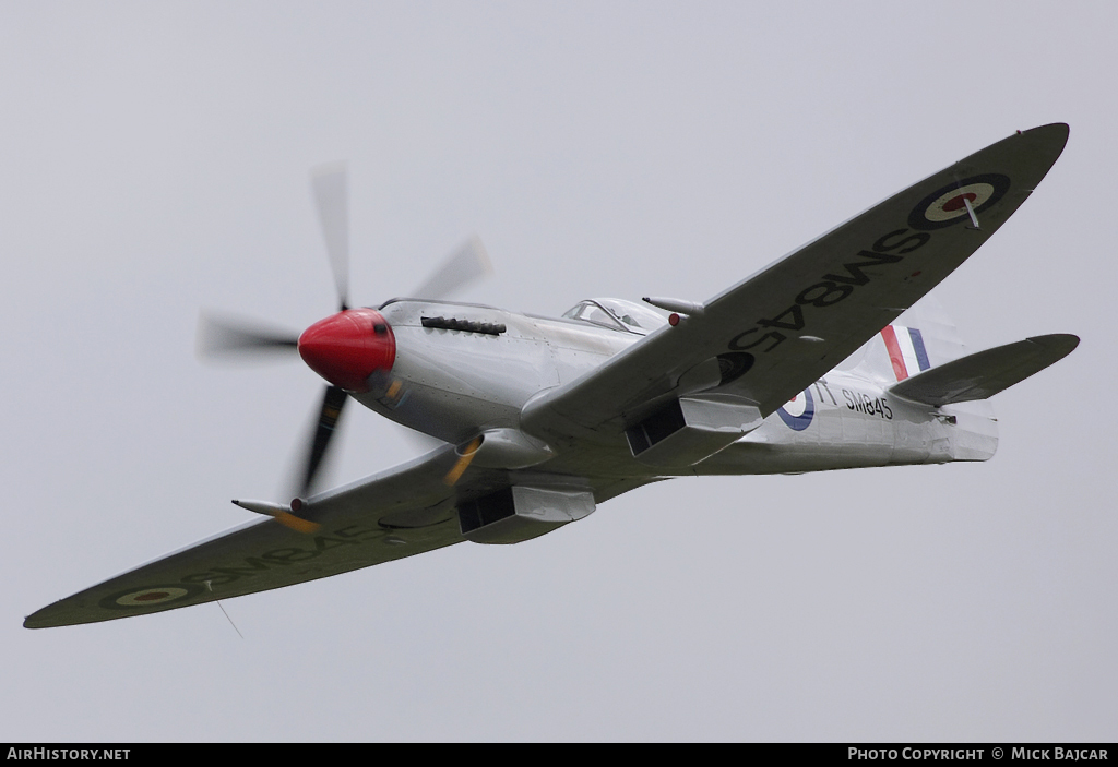 Aircraft Photo of G-BUOS / SM845 | Supermarine 394 Spitfire FR18E | UK - Air Force | AirHistory.net #17782