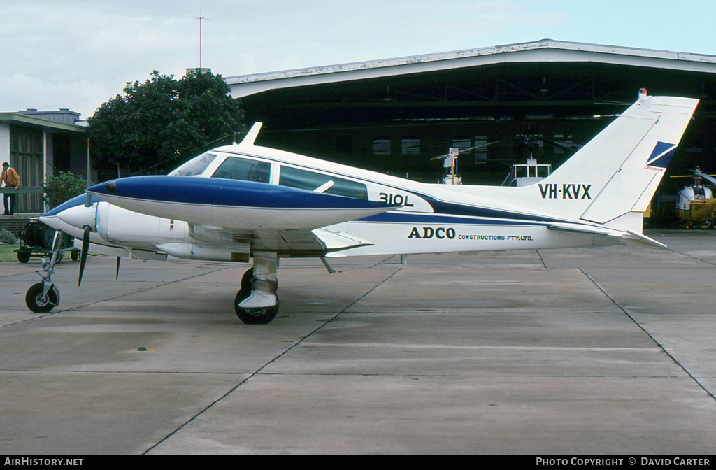 Aircraft Photo of VH-KVX | Cessna 310L | Adco Constructions | AirHistory.net #17795