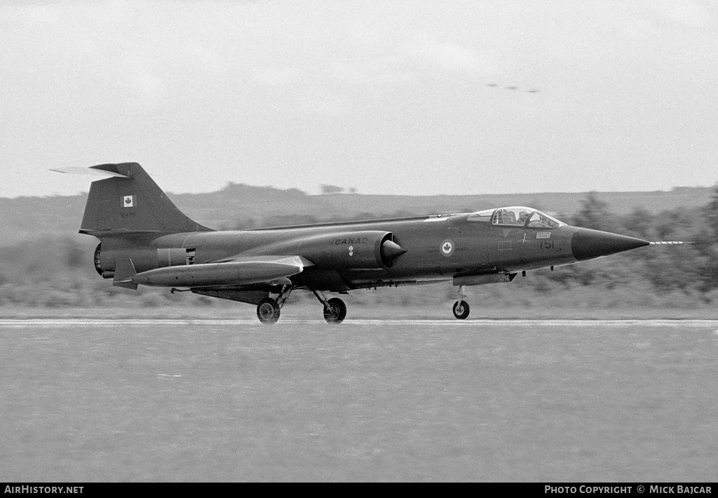 Aircraft Photo of 104751 | Lockheed CF-104 Starfighter | Canada - Air Force | AirHistory.net #17878