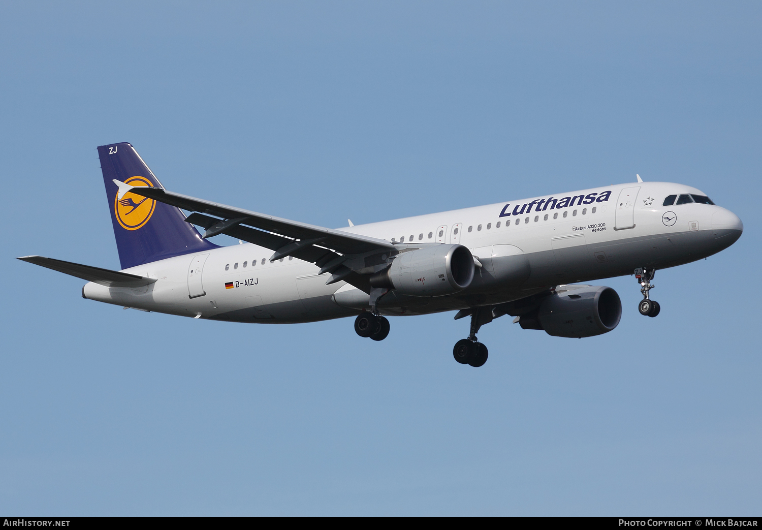 Aircraft Photo of D-AIZJ | Airbus A320-214 | Lufthansa | AirHistory.net #17888