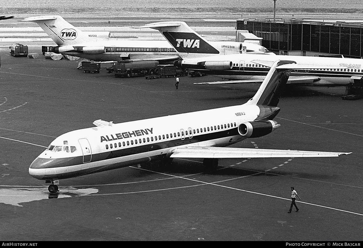 Aircraft Photo of N961VJ | McDonnell Douglas DC-9-31 | Allegheny Airlines | AirHistory.net #17910