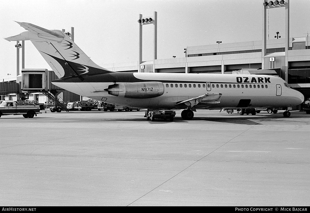 Aircraft Photo of N971Z | Douglas DC-9-15 | Ozark Air Lines | AirHistory.net #17911