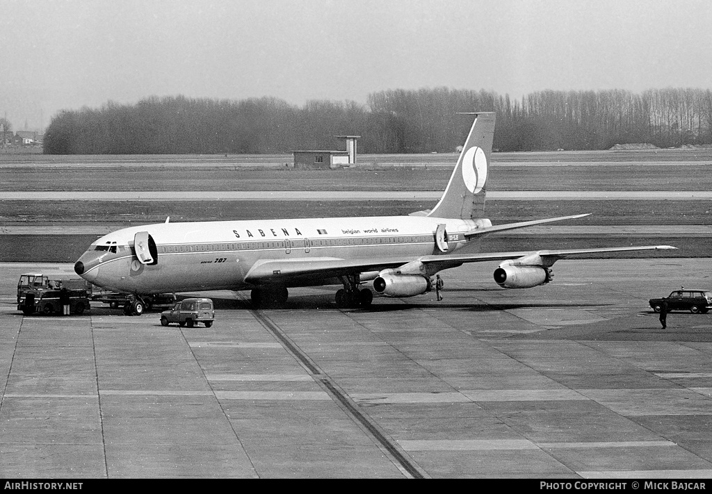 Aircraft Photo of OO-SJE | Boeing 707-329 | Sabena | AirHistory.net #17917