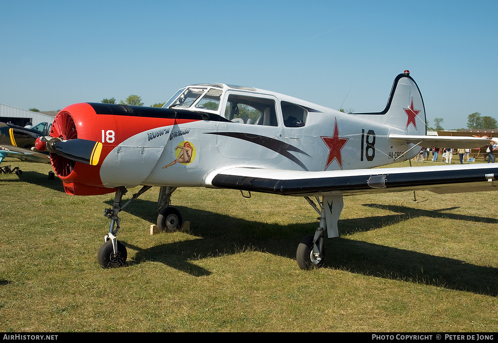 Aircraft Photo of HA-CBG | Yakovlev Yak-18T | Soviet Union - Air Force | AirHistory.net #17920