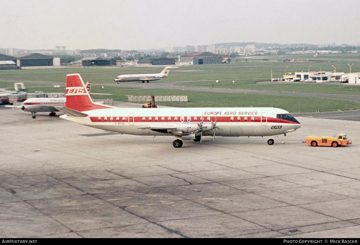 Aircraft Photo of F-BTYC | Vickers 952 Vanguard | EAS - Europe Aero Service | AirHistory.net #17936