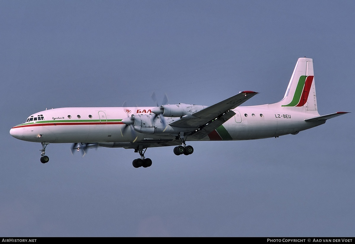 Aircraft Photo of LZ-BEU | Ilyushin Il-18V | Balkan - Bulgarian Airlines | AirHistory.net #17944