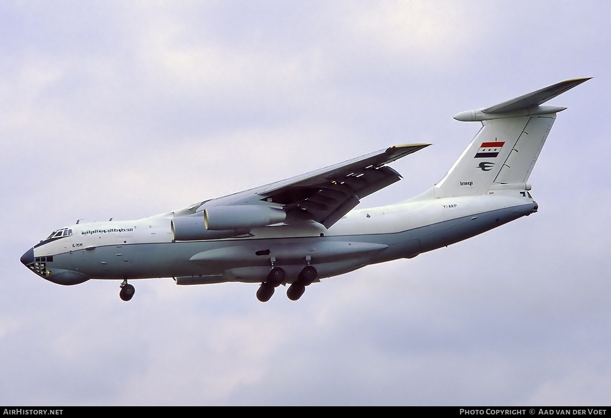 Aircraft Photo of YI-AKP | Ilyushin Il-76M | Iraqi Airways | AirHistory.net #17946