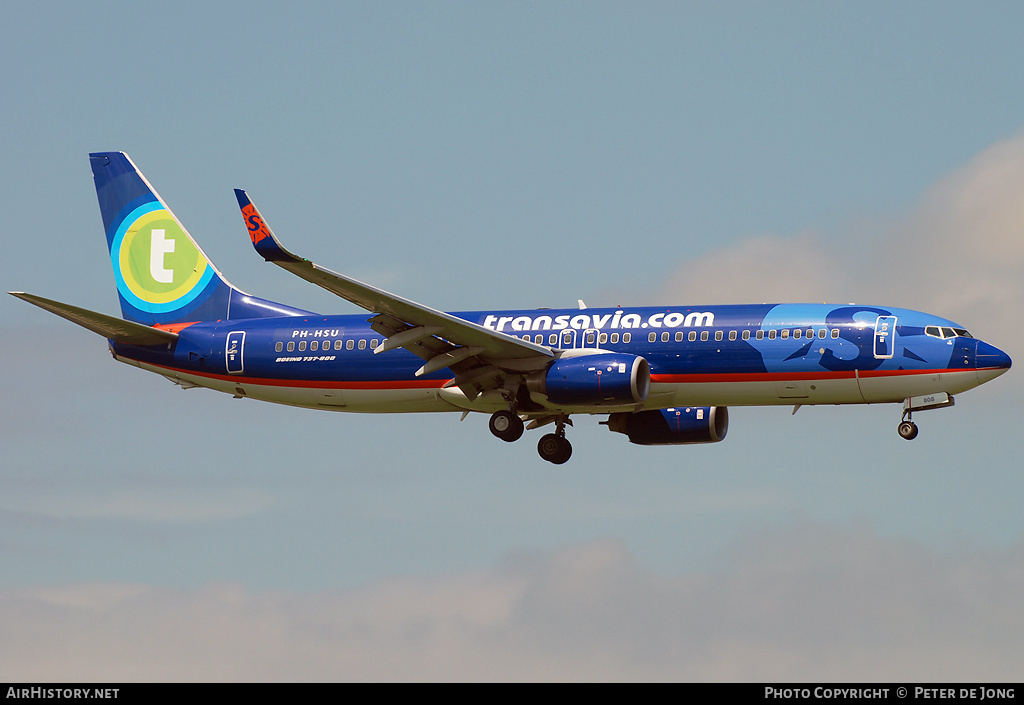 Aircraft Photo of PH-HSU | Boeing 737-8BK | Transavia | AirHistory.net #17948