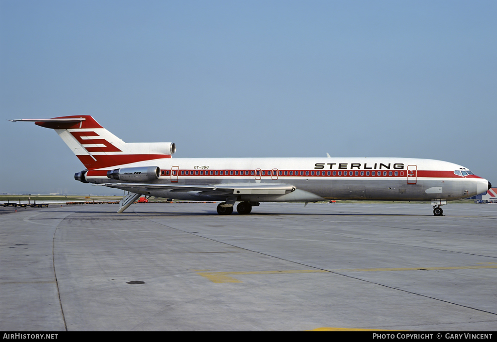 Aircraft Photo of OY-SBG | Boeing 727-2J4/Adv | Sterling Airways | AirHistory.net #17979