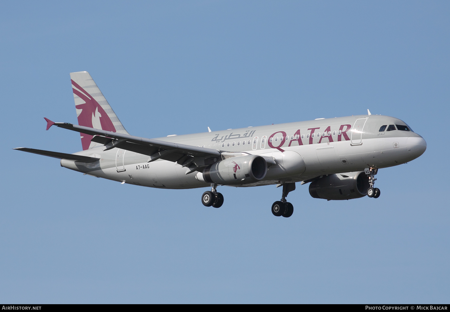 Aircraft Photo of A7-AAG | Airbus A320-232 | Qatar Airways | AirHistory.net #17993