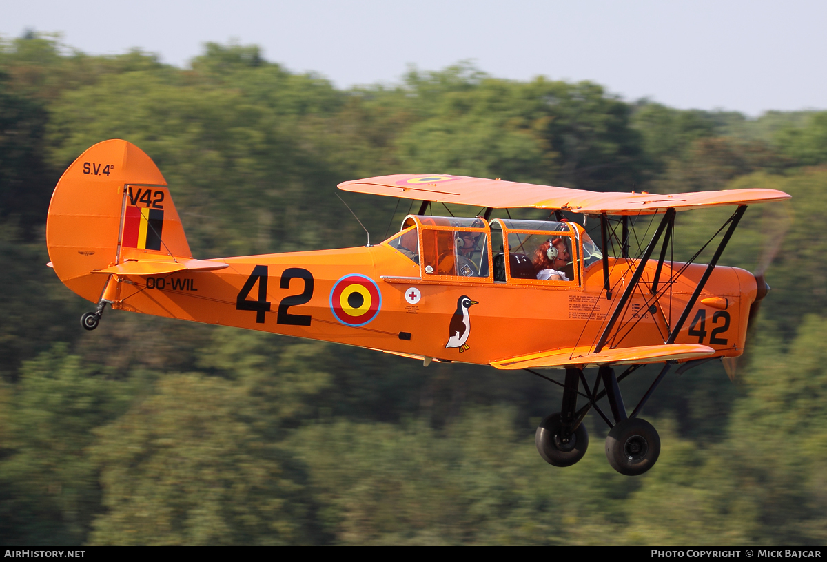 Aircraft Photo of OO-WIL / V42 | Stampe-Vertongen SV-4B | Belgium - Air Force | AirHistory.net #18009