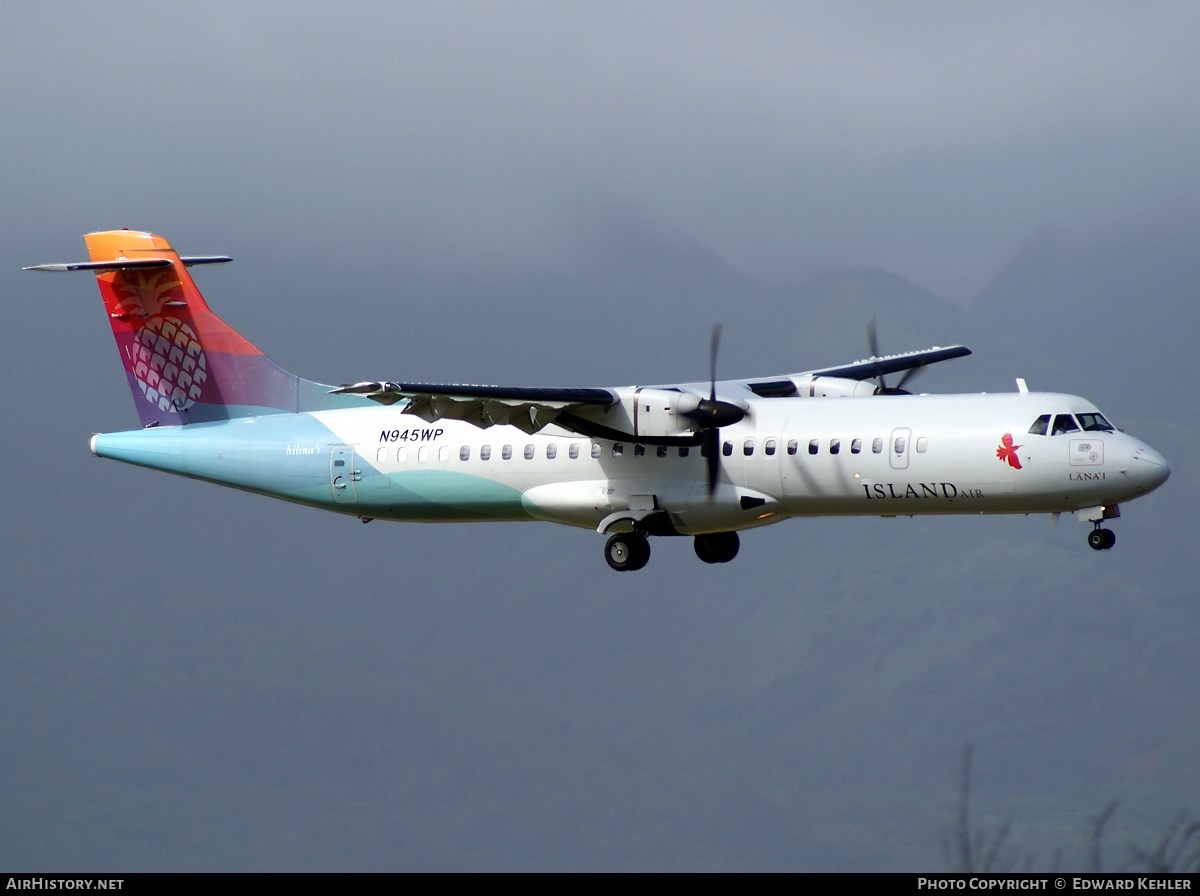 Aircraft Photo of N945WP | ATR ATR-72-212 | Island Air | AirHistory.net #18017