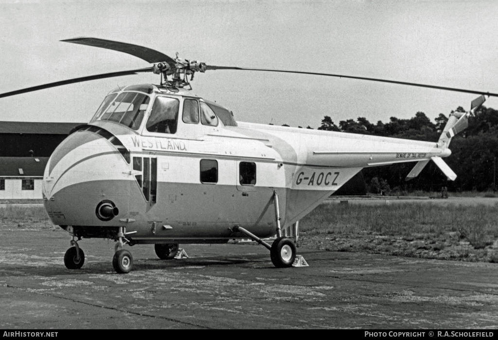 Aircraft Photo of G-AOCZ | Westland WS-55 Whirlwind 1 | Westland Aircraft | AirHistory.net #18025