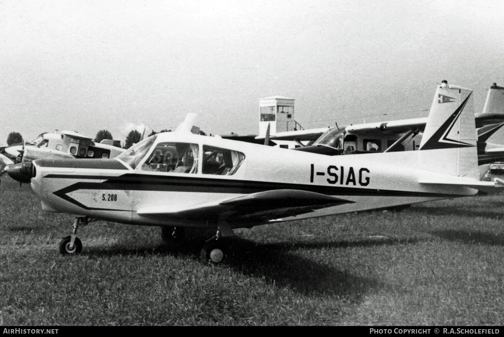 Aircraft Photo of I-SIAG | SIAI-Marchetti S-208 | SIAI-Marchetti | AirHistory.net #18027