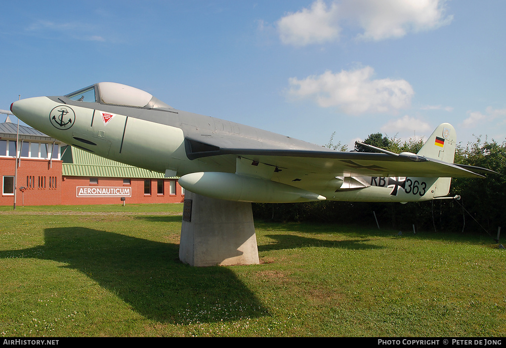 Aircraft Photo of RB-363 | Hawker Sea Hawk Mk 101 | Germany - Navy | AirHistory.net #18049