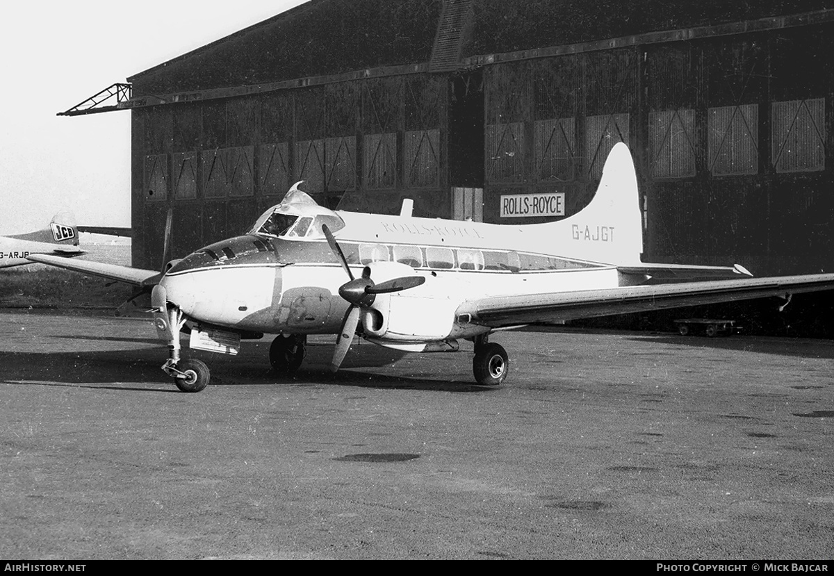 Aircraft Photo of G-AJGT | De Havilland D.H. 104 Dove 5 | Rolls-Royce | AirHistory.net #18054