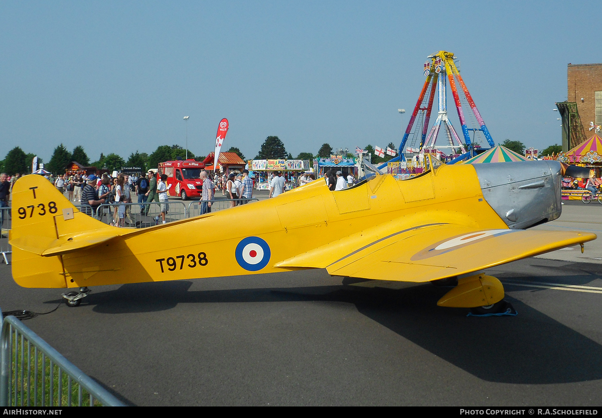 Aircraft Photo of G-AKAT / T9738 | Miles M.14A Hawk Trainer 3 | UK - Air Force | AirHistory.net #18138