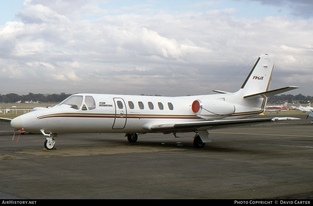 Aircraft Photo of VH-LJK | Cessna 550 Citation II | RGM International | AirHistory.net #18205