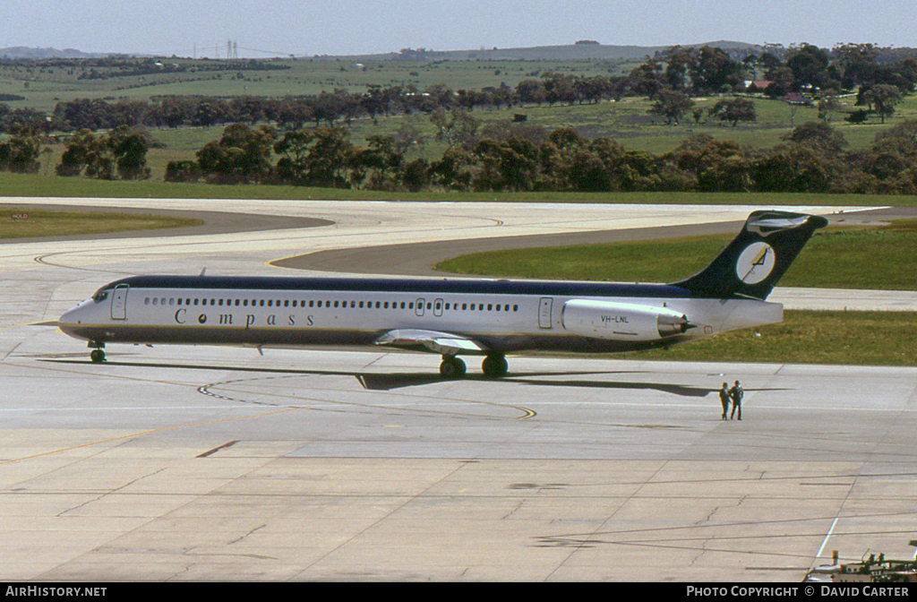 Aircraft Photo of VH-LNL | McDonnell Douglas MD-82 (DC-9-82) | Compass Airlines | AirHistory.net #18211