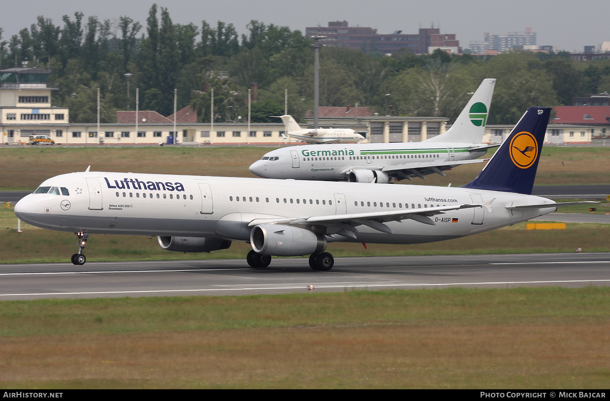 Aircraft Photo of D-AISP | Airbus A321-231 | Lufthansa | AirHistory.net #18223