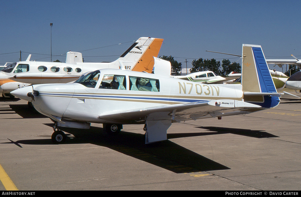 Aircraft Photo of N7031V | Mooney M-20J 201 | AirHistory.net #18227