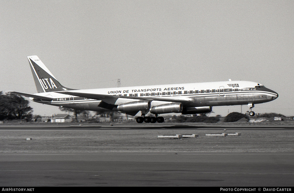 Aircraft Photo of F-BOLG | McDonnell Douglas DC-8-62 | UTA - Union de Transports Aériens | AirHistory.net #18228