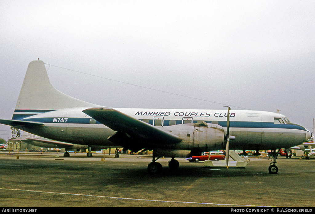 Aircraft Photo of N17417 | Convair 240-0 | Married Couples Club | AirHistory.net #18269