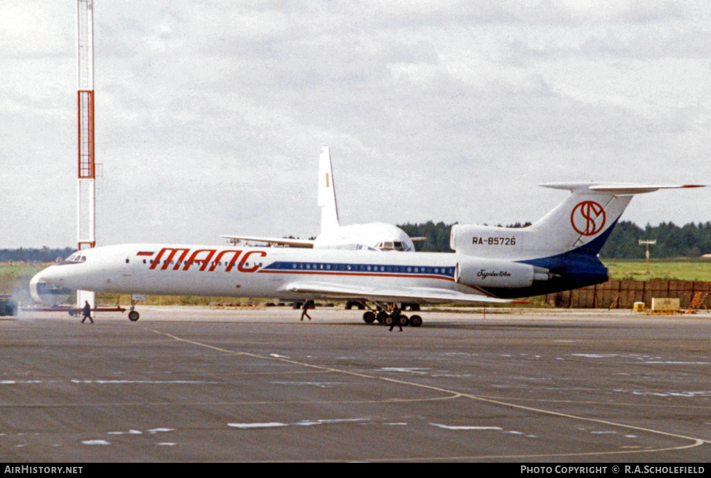 Aircraft Photo of RA-85726 | Tupolev Tu-154M | MALS - Miezdunarodnaja Associacija Ludej Severa | AirHistory.net #18277