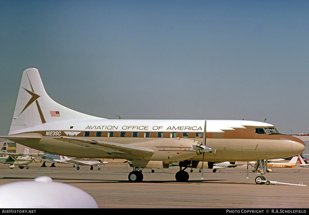 Aircraft Photo of N123SC | Convair 600 | Aviation Office of America - AOA | AirHistory.net #18348